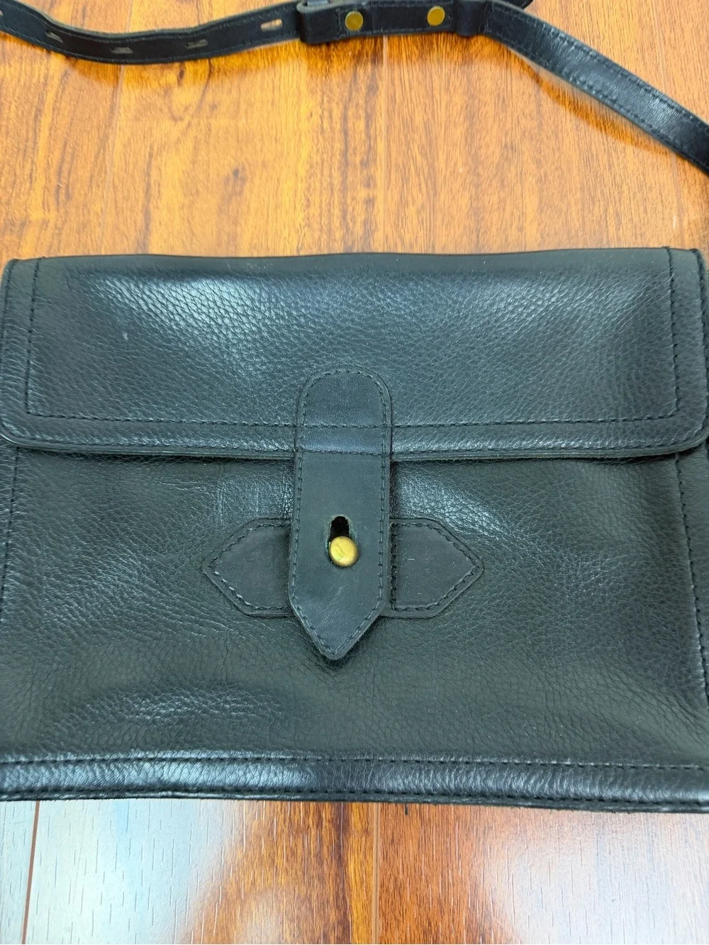 Madewell Black Sketchbook Bag Leather Crossbody